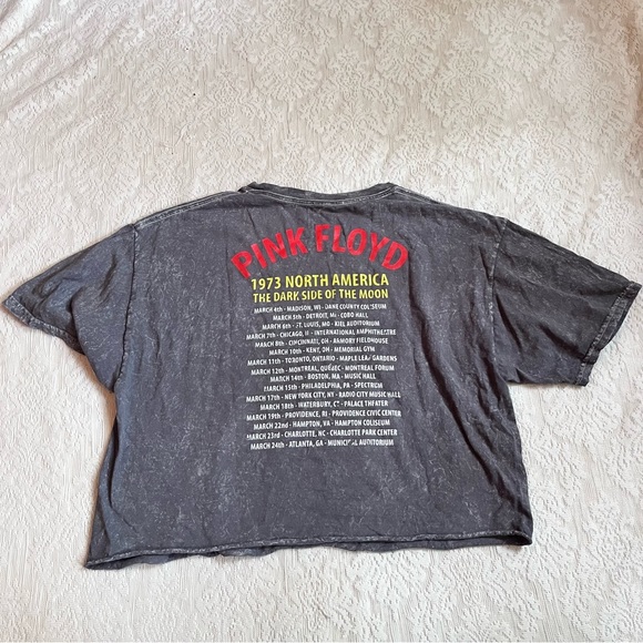 Pink Floyd Dark side of the moon 1973 cropped tee - Picture 7 of 7